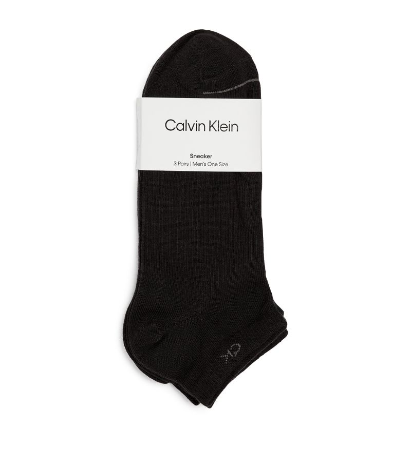 Calvin Klein Calvin Klein Cotton-Blend Ankle Socks (Pack Of 3)