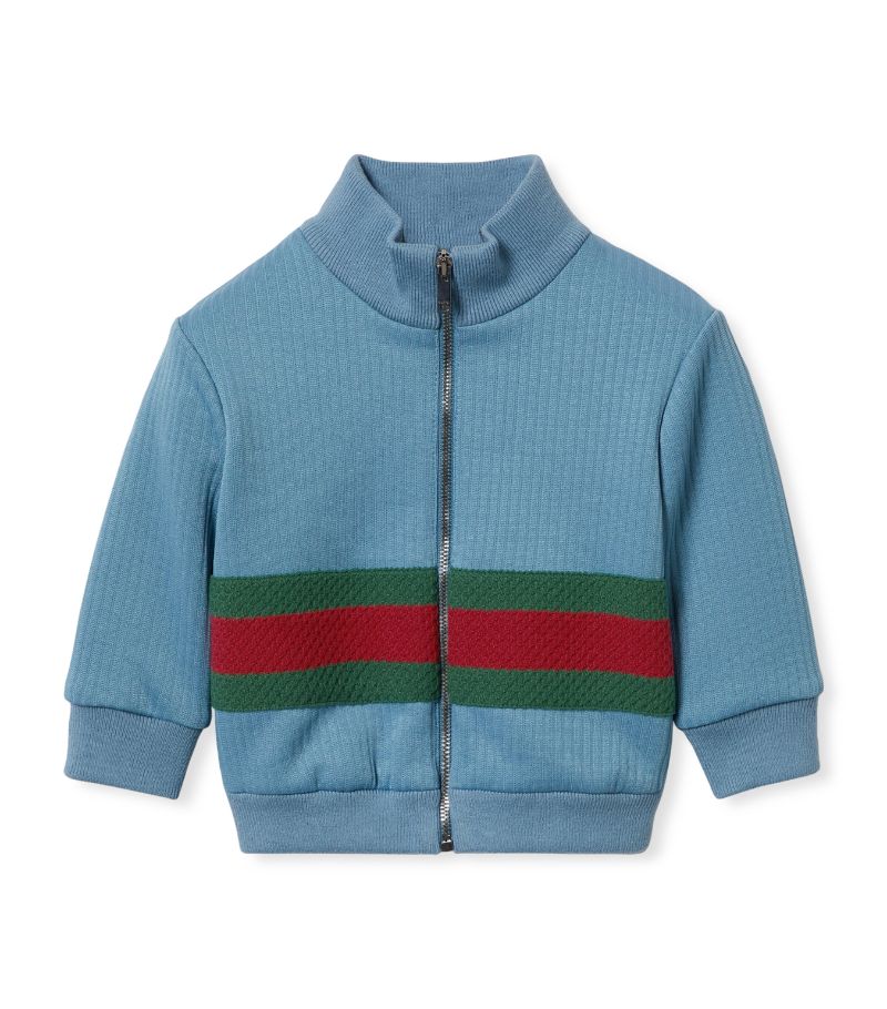 Gucci Gucci Kids Cotton Zip Jacket (4-12 Years)