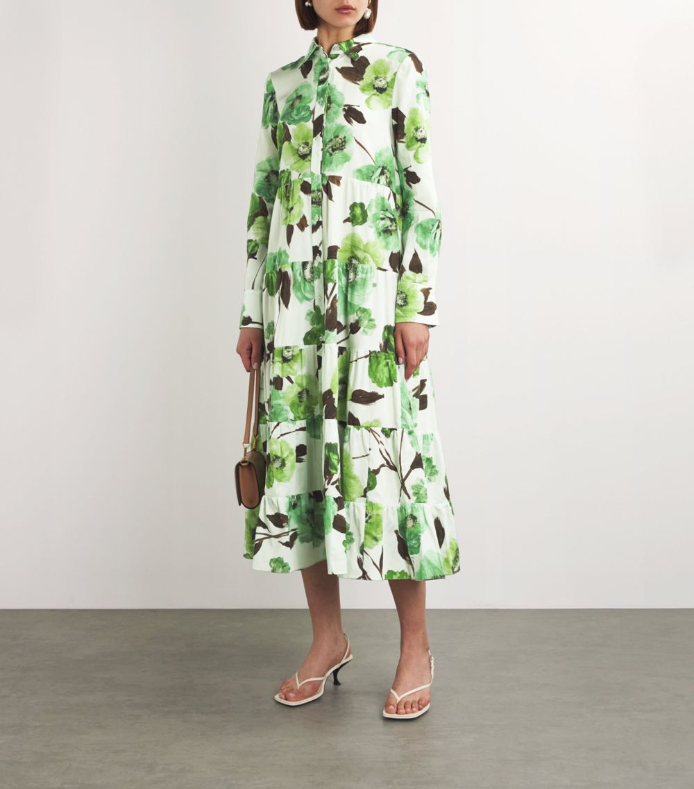 Erdem Erdem Cotton Floral Shirt Dress