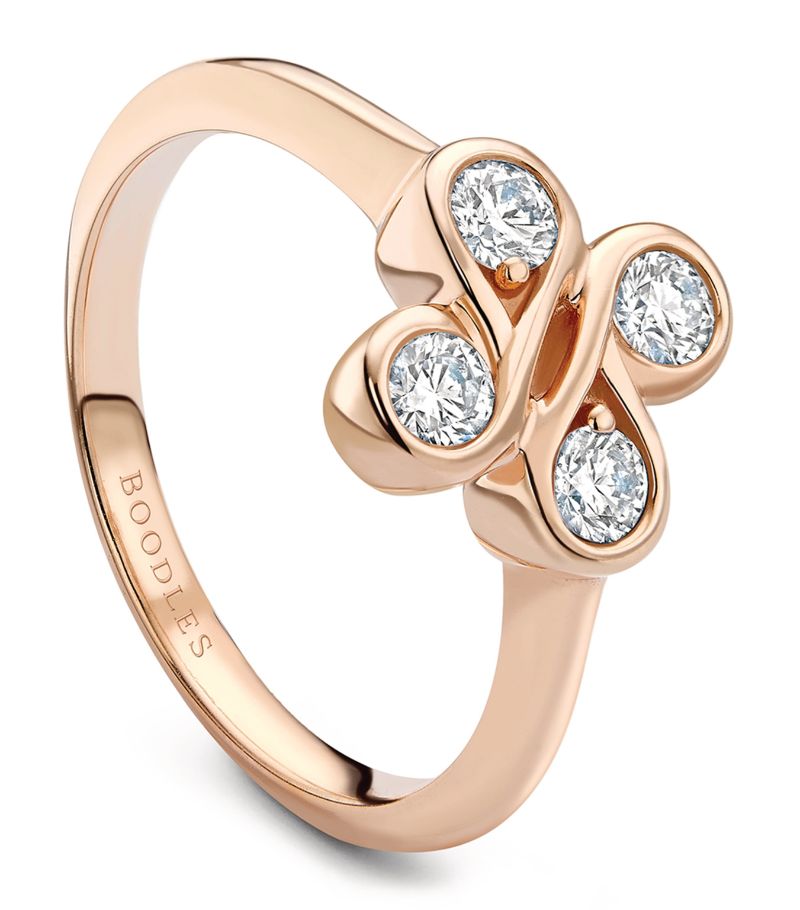 Boodles Boodles Rose Gold And Diamond Be Boodles Ring