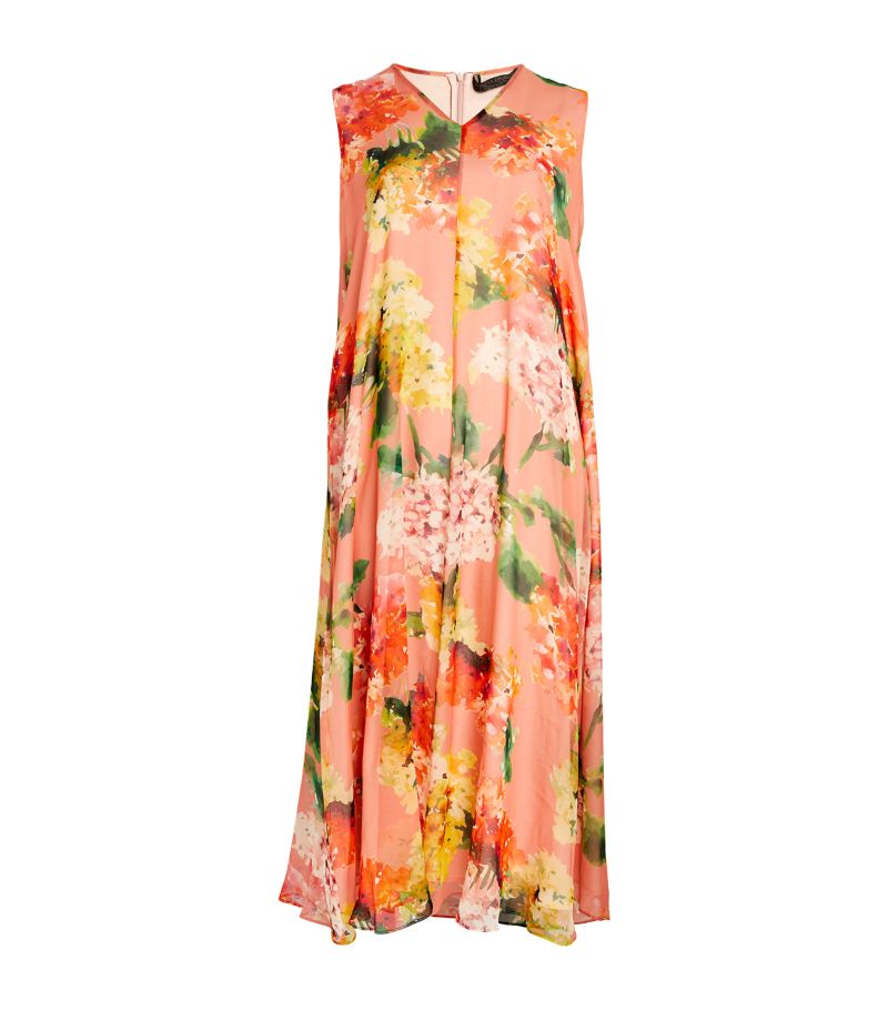 Marina Rinaldi Marina Rinaldi Silk Carpazi Dress