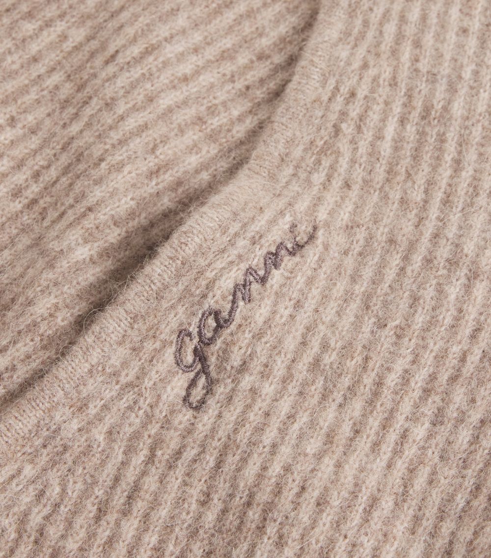 Ganni Ganni Wool-Blend Balaclava