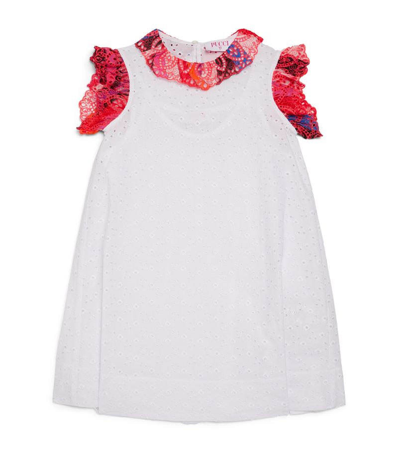 Pucci Junior Pucci Junior Frilled Eyelet Dress (4-14 Years)