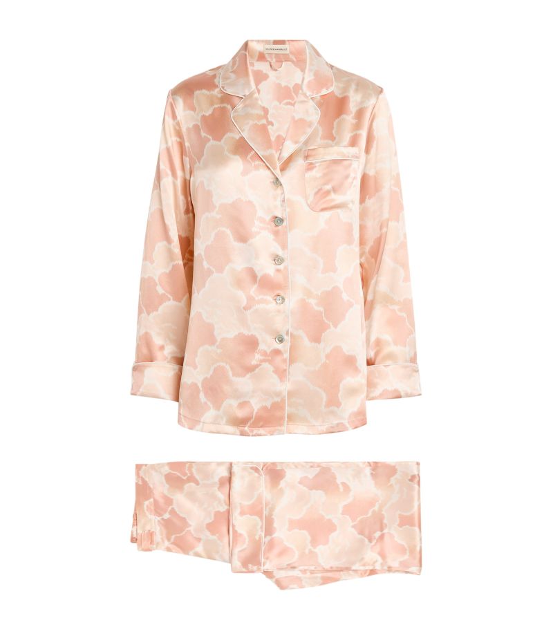 Olivia Von Halle Olivia Von Halle Silk Lila Icarus Cloud Pyjama Set