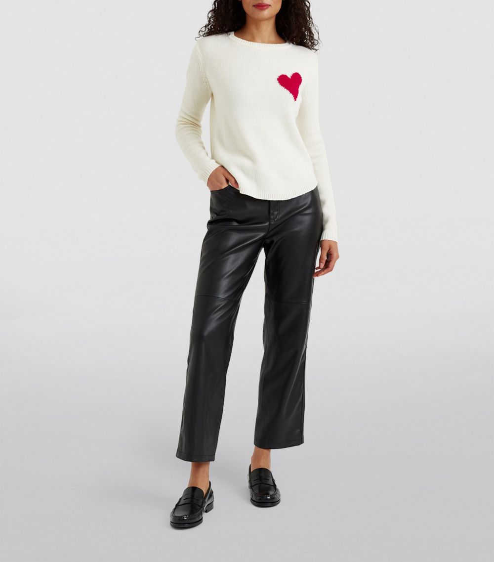 Chinti & Parker Chinti & Parker Wool-Cashmere Confetti Heart Sweater