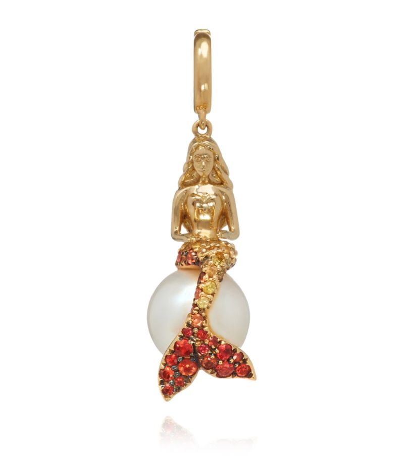 Annoushka Annoushka X The Vampire'S Wife Yellow Gold Mermaids Charm