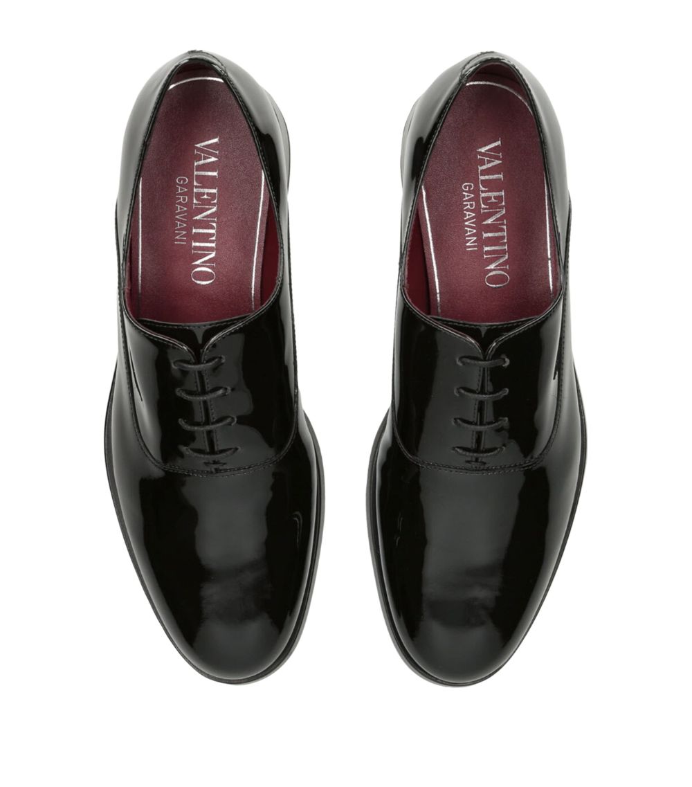 VALENTINO GARAVANI Valentino Garavani Leather Vlogo Derby Shoes