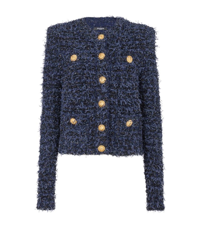 Balmain Balmain Tweed Cropped Jacket