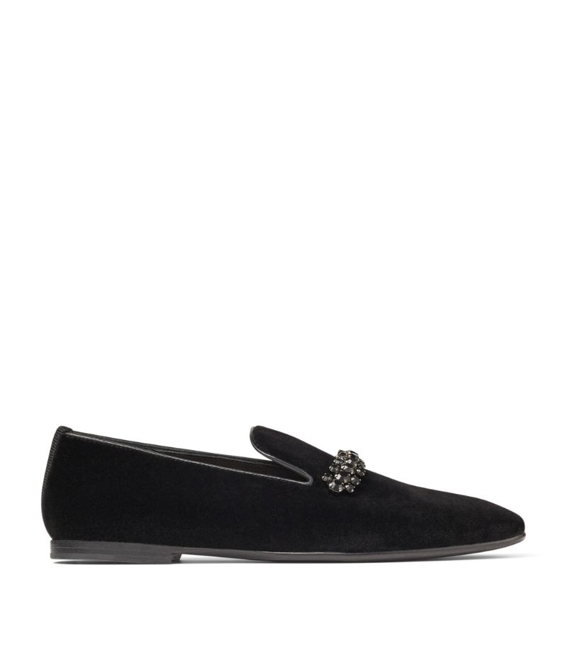 Jimmy Choo Jimmy Choo Bing Velvet Slippers