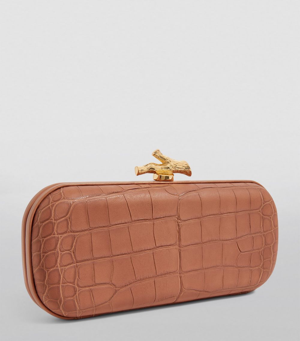 Maria Oliver Maria Oliver Alligator Emilia Clutch Bag