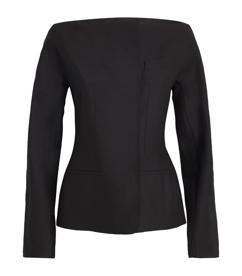 Jacquemus Jacquemus Virgin Wool-Silk Spalla Jacket