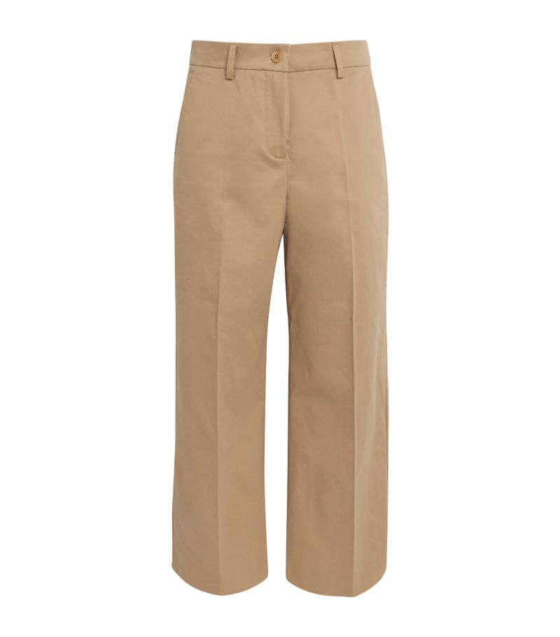 Weekend Max Mara Weekend Max Mara Cropped Wide-Leg Trousers