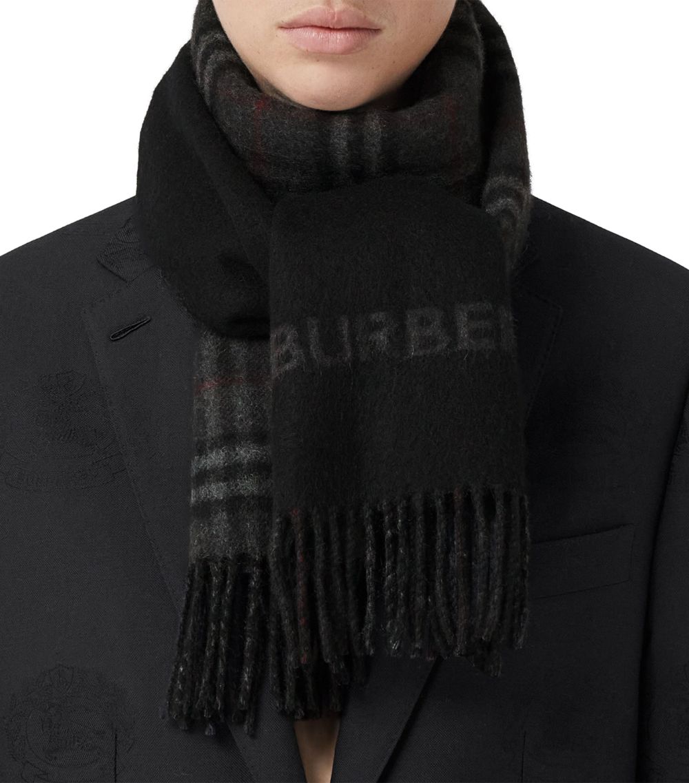 Burberry Burberry Cashmere Reversible Vintage Check Scarf