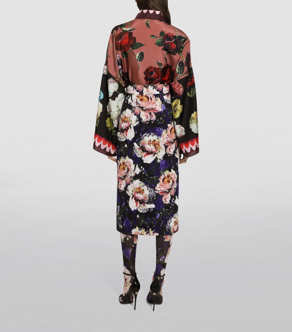 Dolce & Gabbana Dolce & Gabbana Silk Floral Shirt