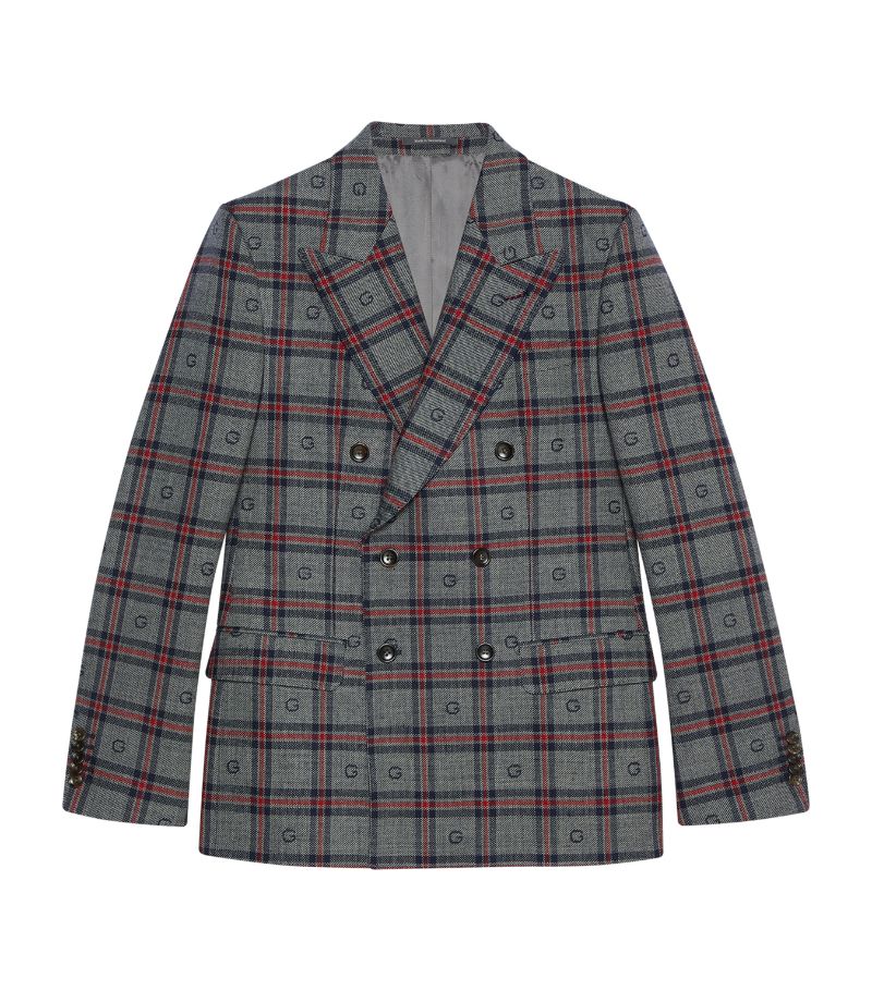 Gucci Gucci Wool G Check Blazer