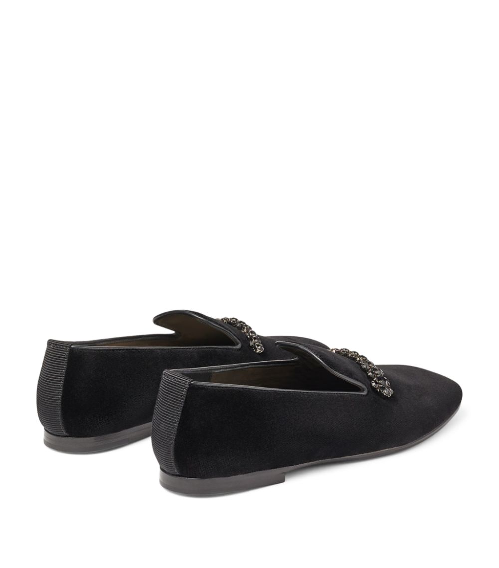 Jimmy Choo Jimmy Choo Bing Velvet Slippers