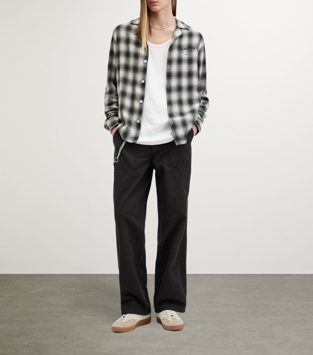 Allsaints Allsaints Organic Cotton Creek Straight Trousers