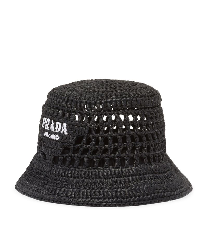 Prada Prada Crochet Bucket Hat