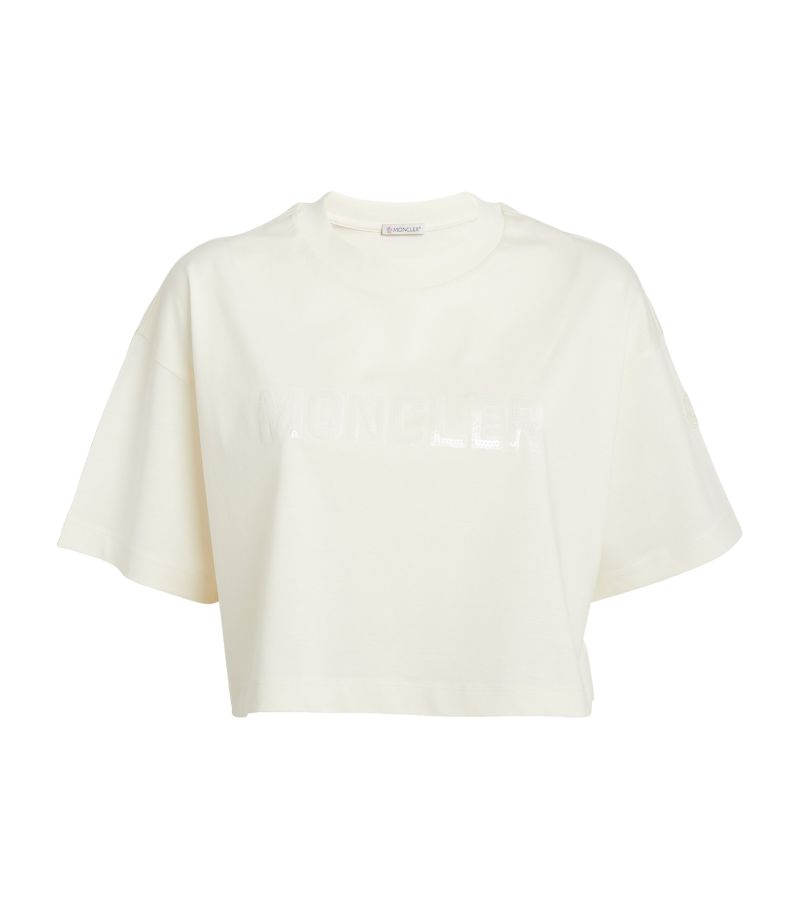 Moncler Moncler Cropped Logo T-Shirt