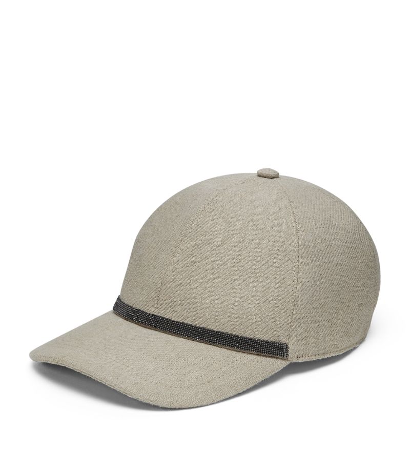 Brunello Cucinelli Brunello Cucinelli Linen-Cotton Baseball Cap