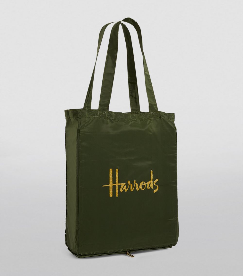 Harrods Harrods Recycled Logo Pocket Shopper Bag