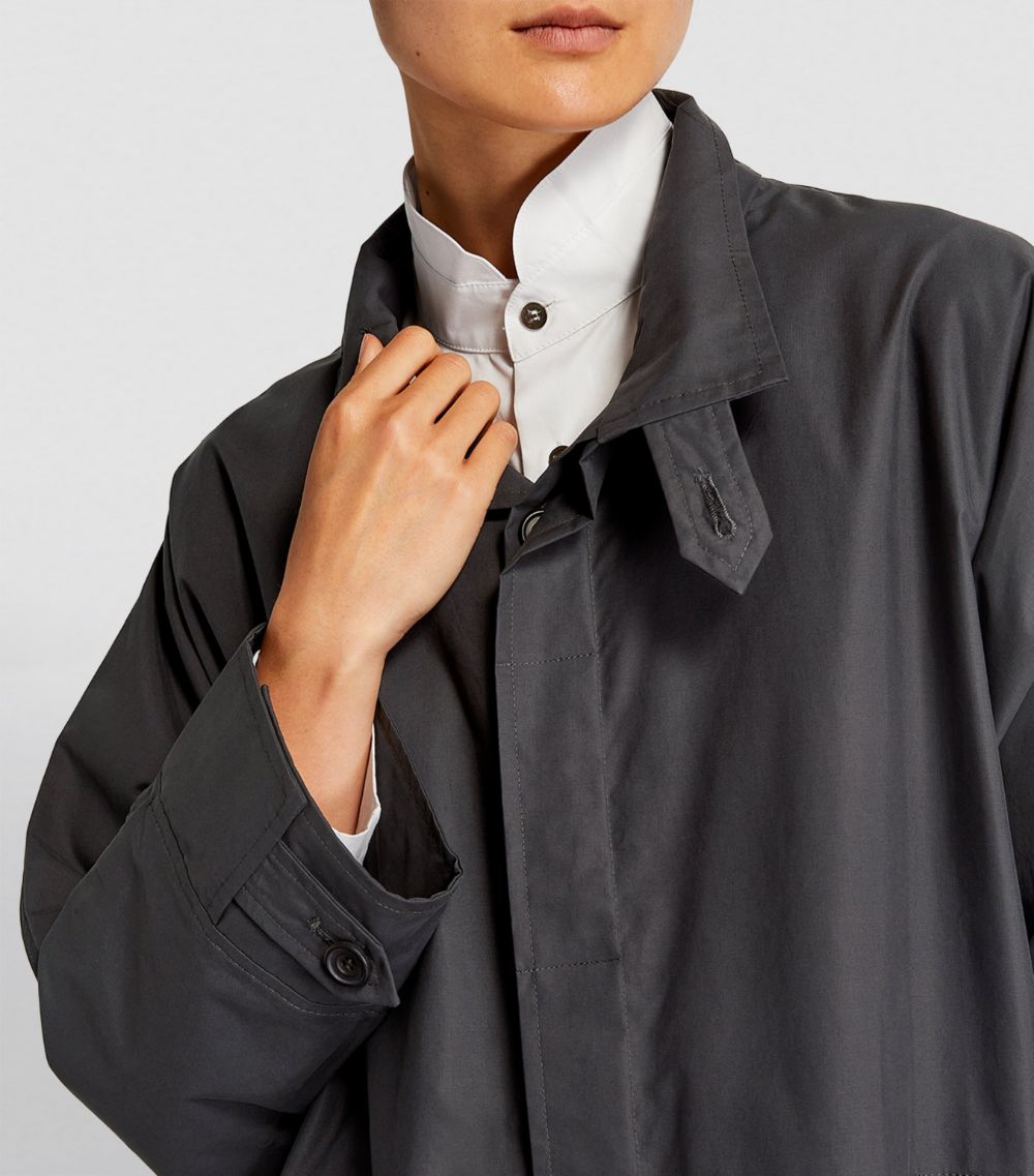 Eskandar Eskandar Wide Dropped-Shoulder Raincoat