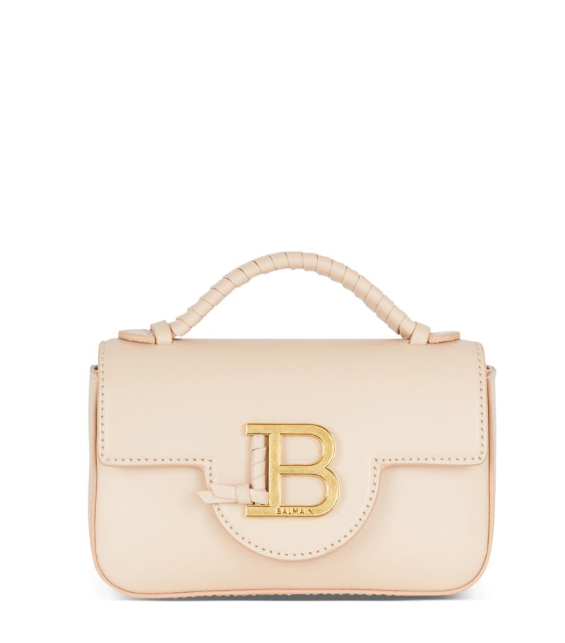 Balmain Balmain Mini Leather B-Buzz Cross-Body Bag