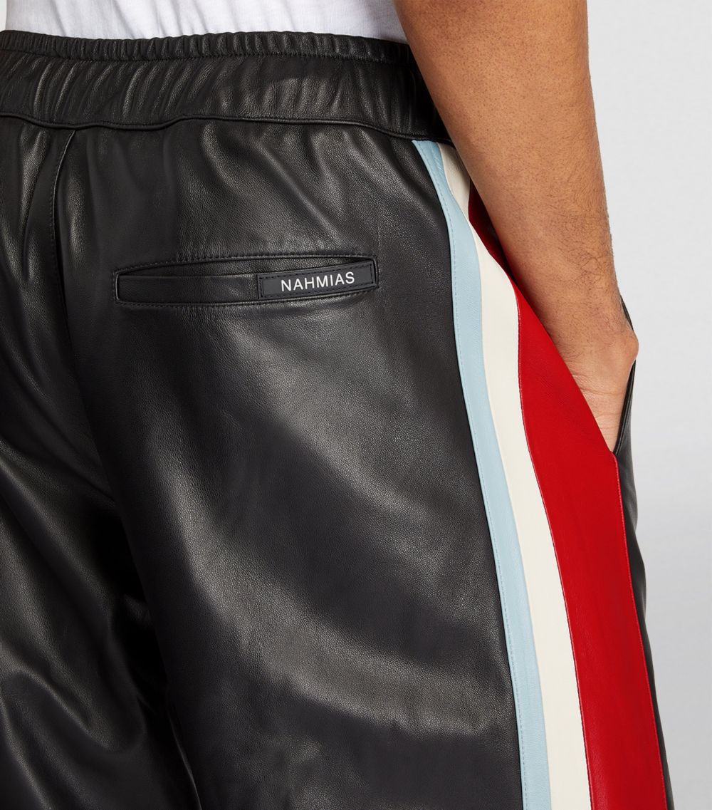 Nahmias Nahmias Leather Track Pants