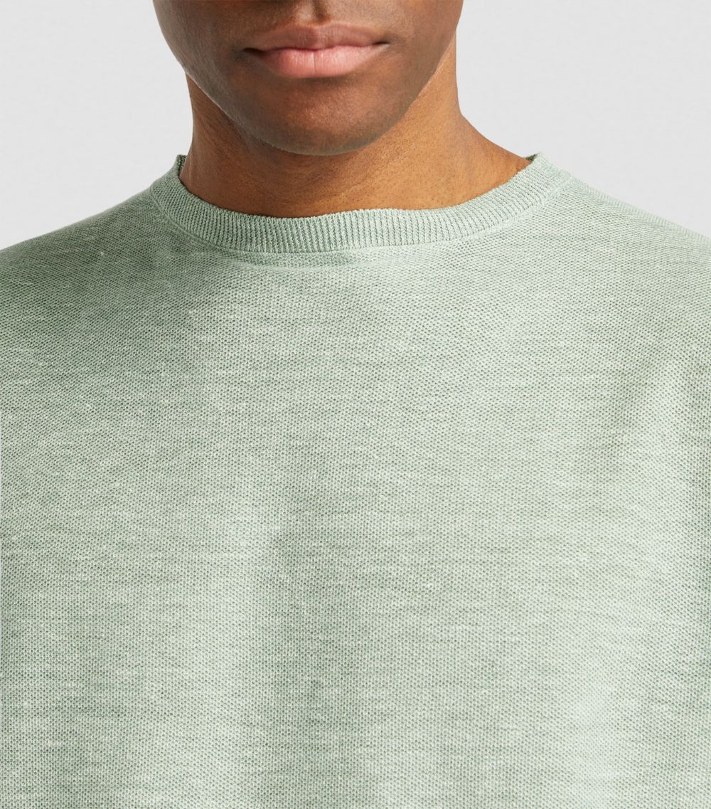 Sease Sease Linen-Cotton T-Shirt