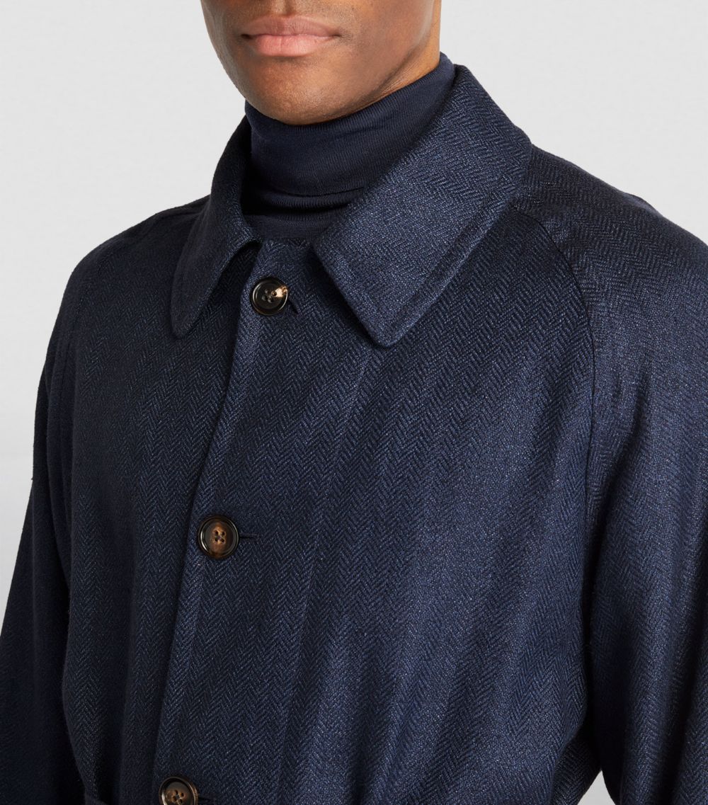 Ralph Lauren Purple Label Ralph Lauren Purple Label Linen-Silk Overcoat