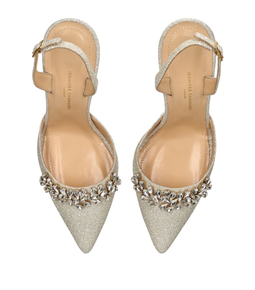 Jennifer Chamandi Jennifer Chamandi Embellished Vittorio Pumps 105