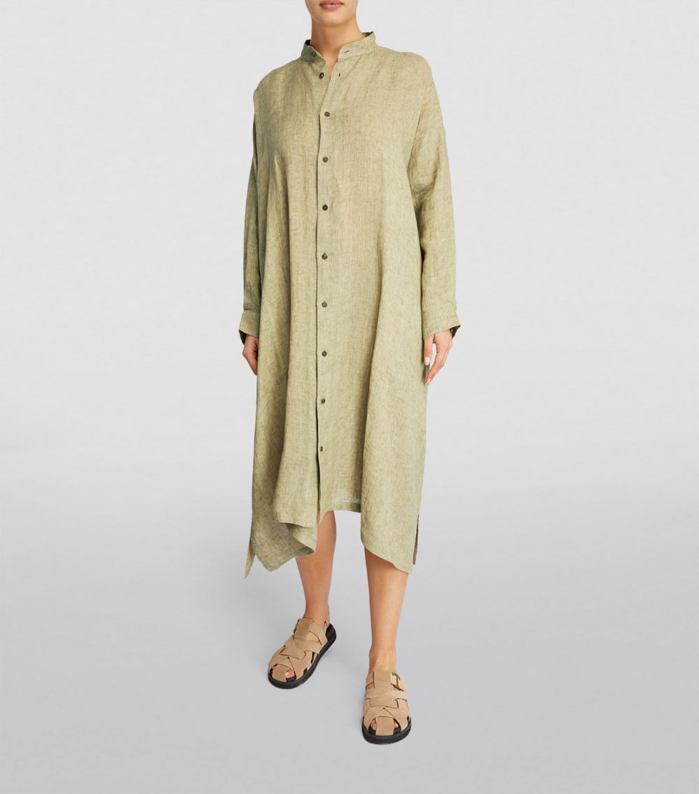 Eskandar Eskandar Linen Midi Shirt Dress