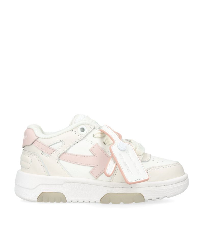 Off-White Kids Off-White Kids Leather Out Of Office Sneakers