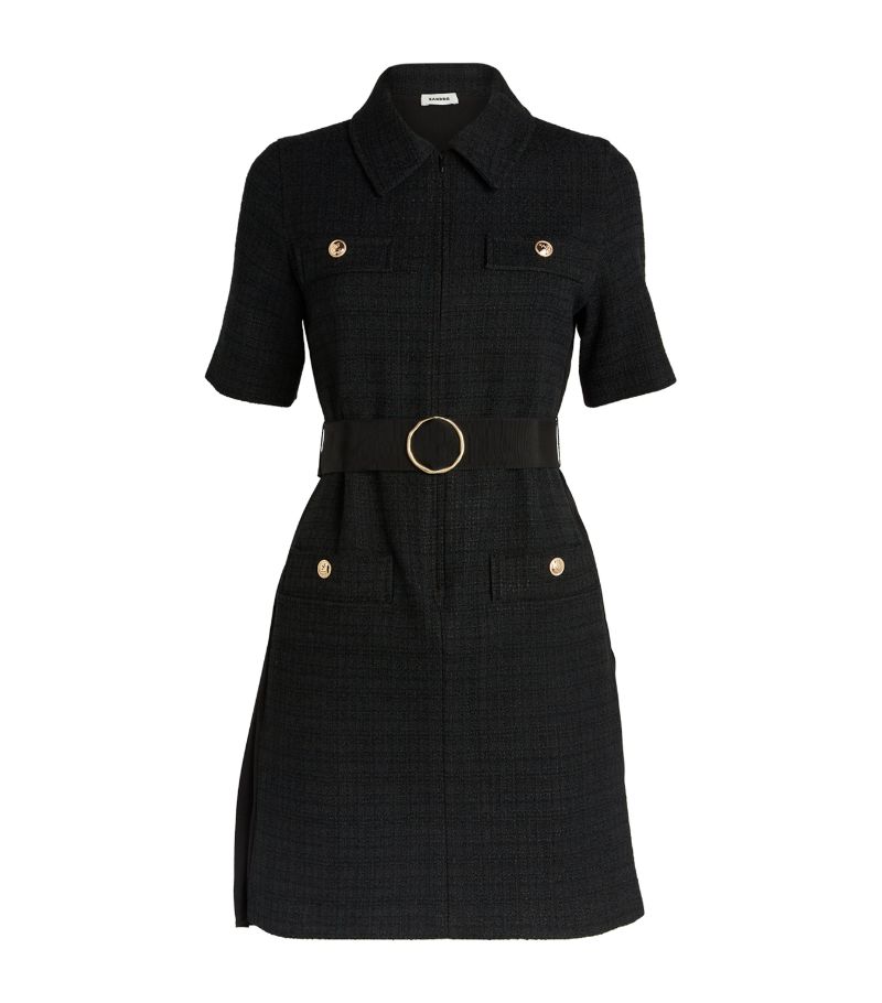  Sandro Tweed Mini Dress