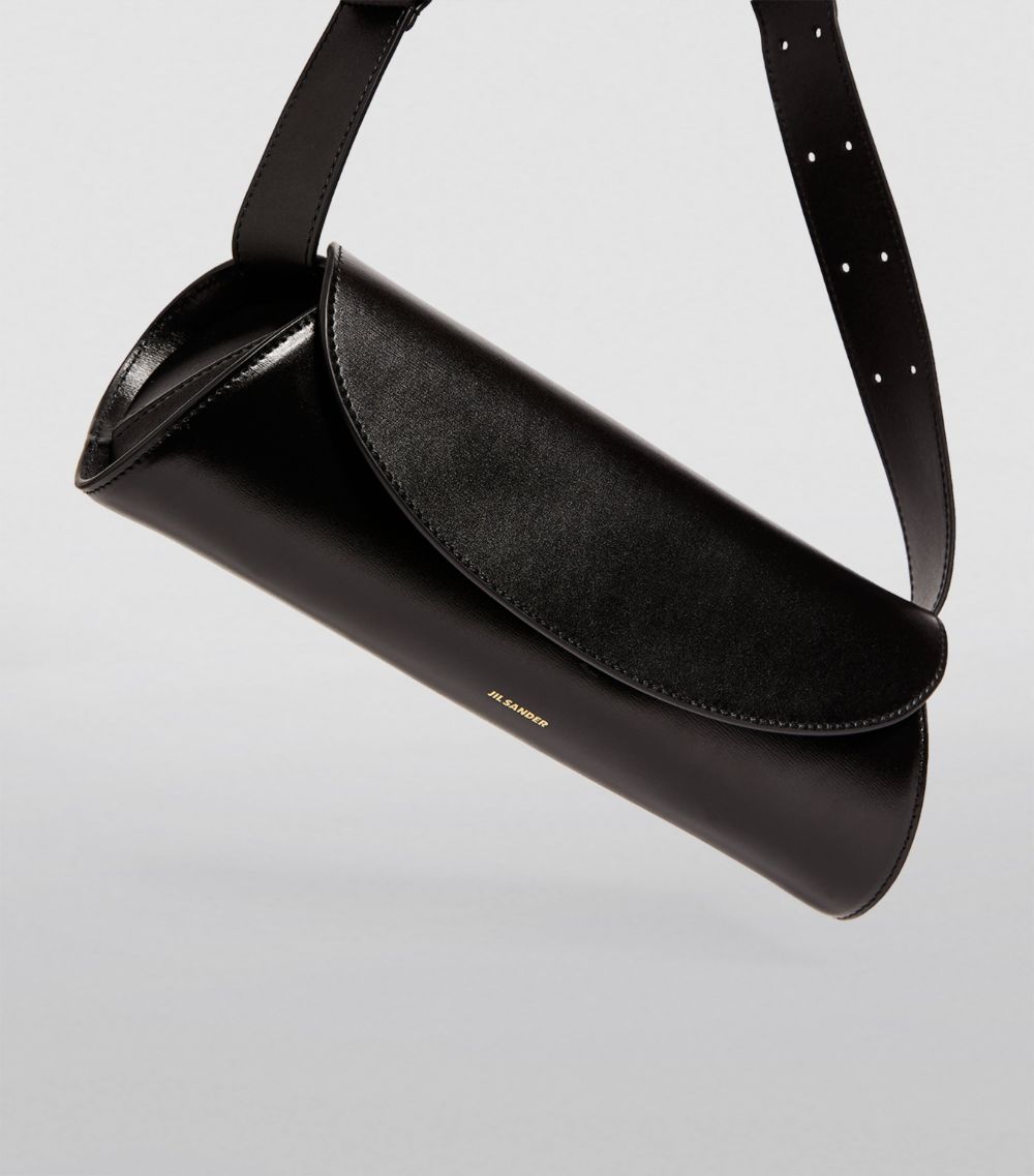 Jil Sander Jil Sander Leather Cannolo Shoulder Bag