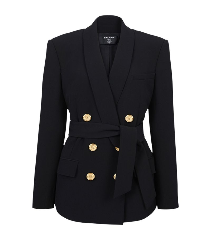 Balmain Balmain Double-Breasted Belted Blazer