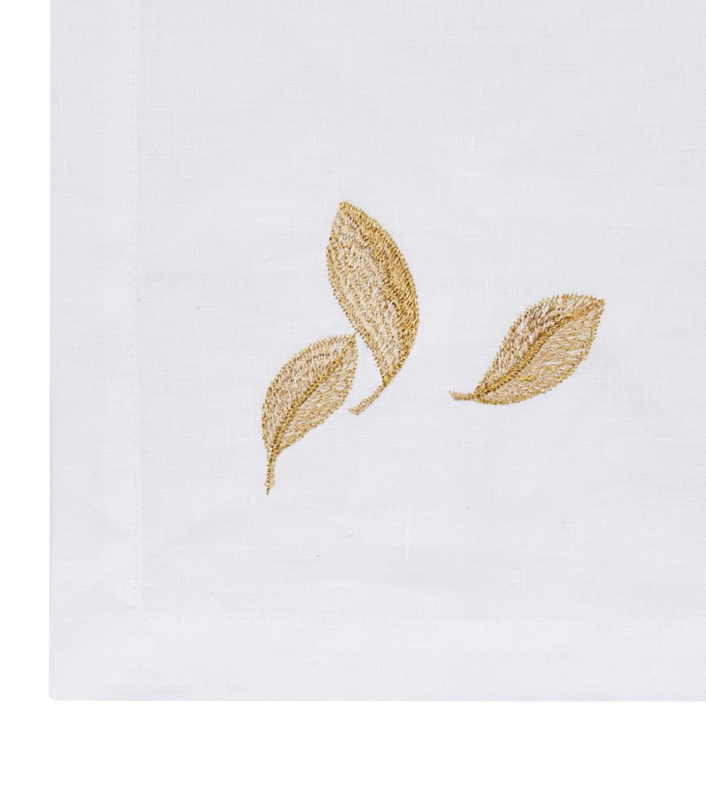 Weissfee Weissfee Siena Embroidered Napkin