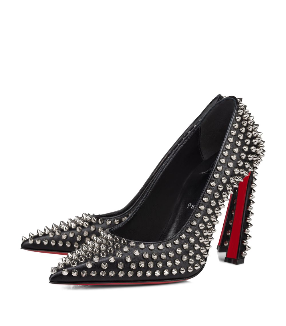 Christian Louboutin Christian Louboutin Condora Spikes Leather Pumps 100