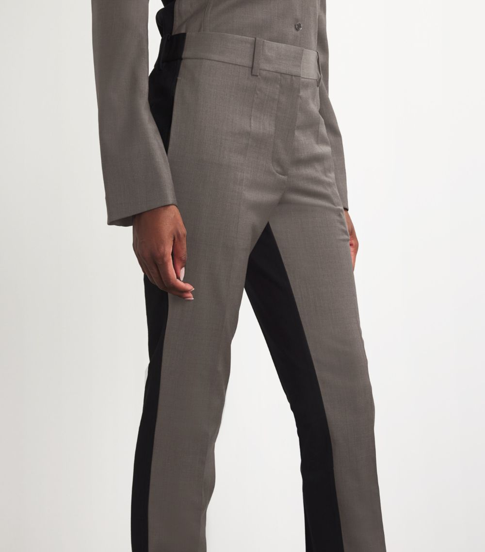 Helmut Lang Helmut Lang Virgin Wool Combo Trousers