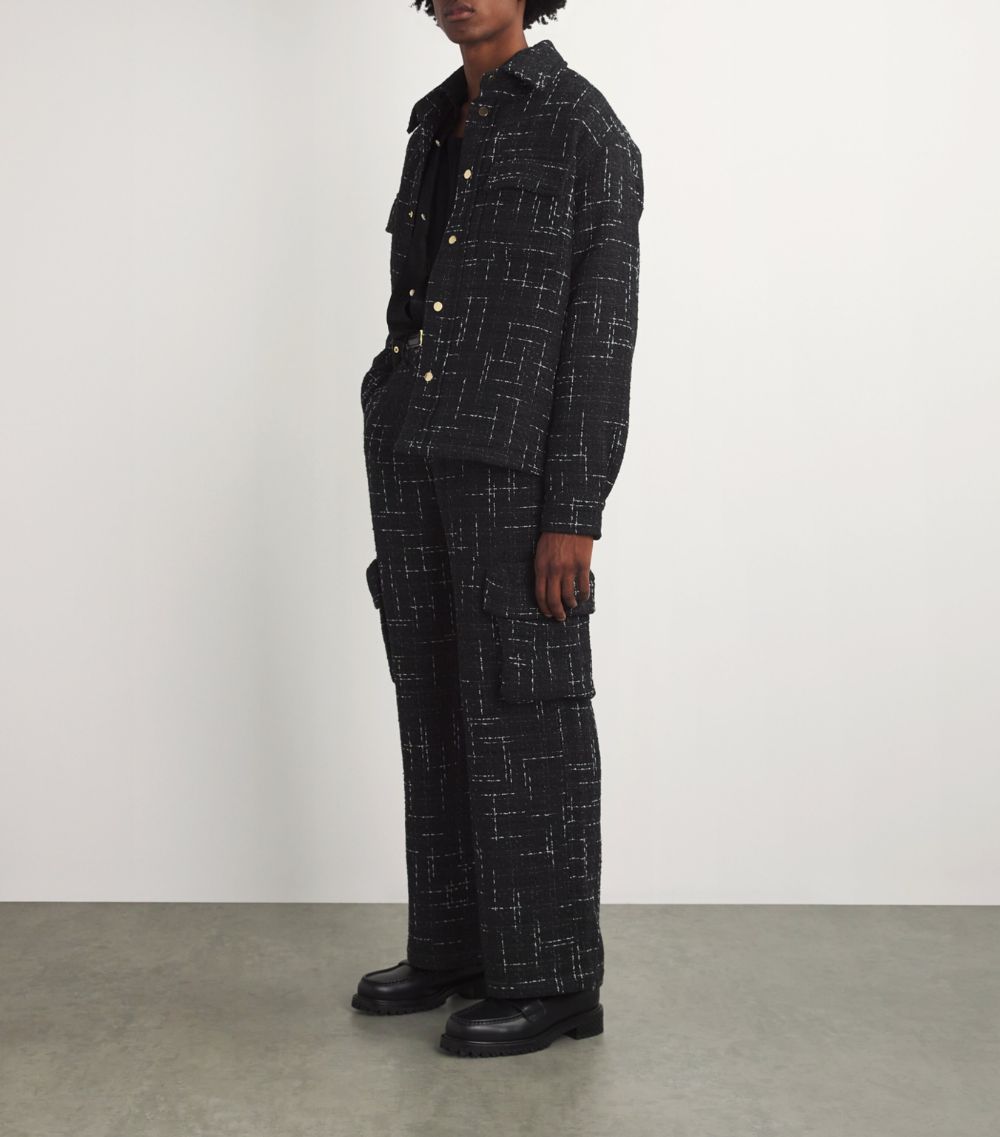 Amiri Amiri Tweed Cargo Trousers