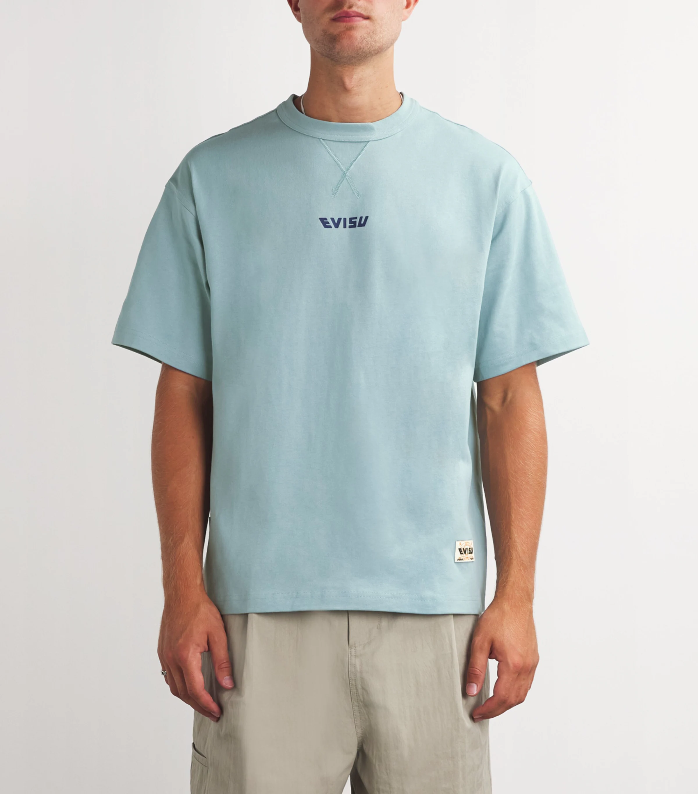 Evisu Evisu Cotton Graphic Logo T-Shirt