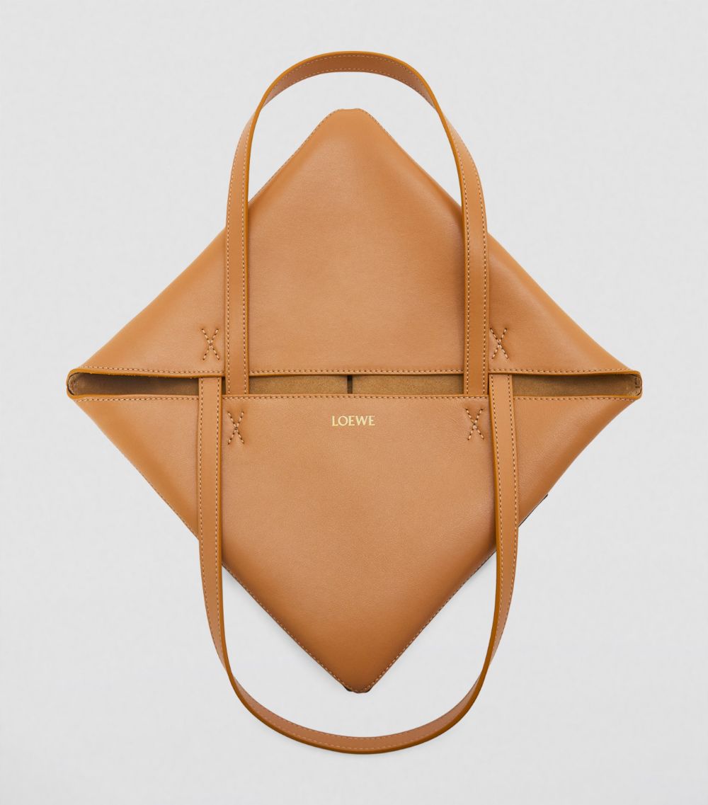 Loewe Loewe Medium Leather Puzzle Fold Tote Bag