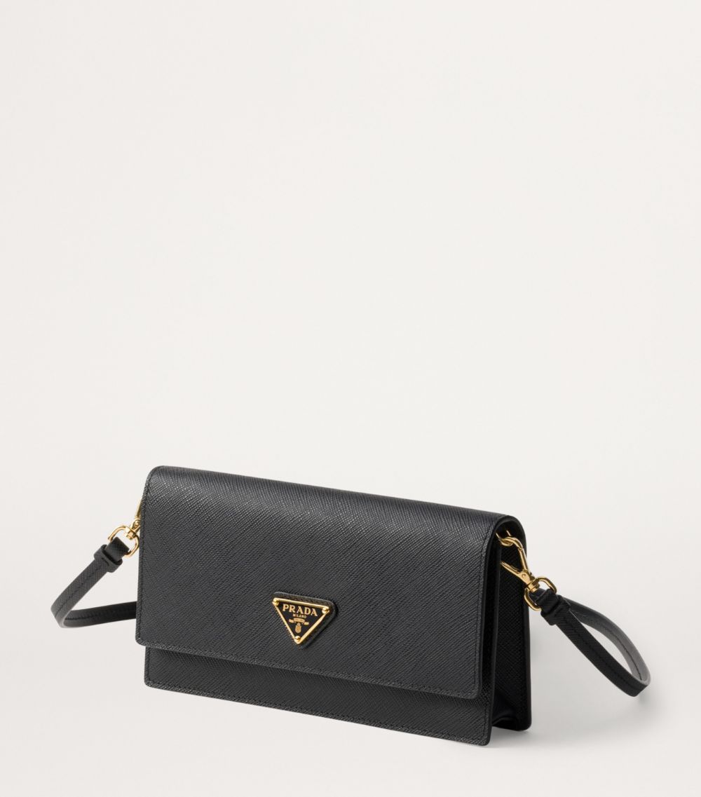 Prada Prada Mini Saffiano Leather Cross-Body Bag