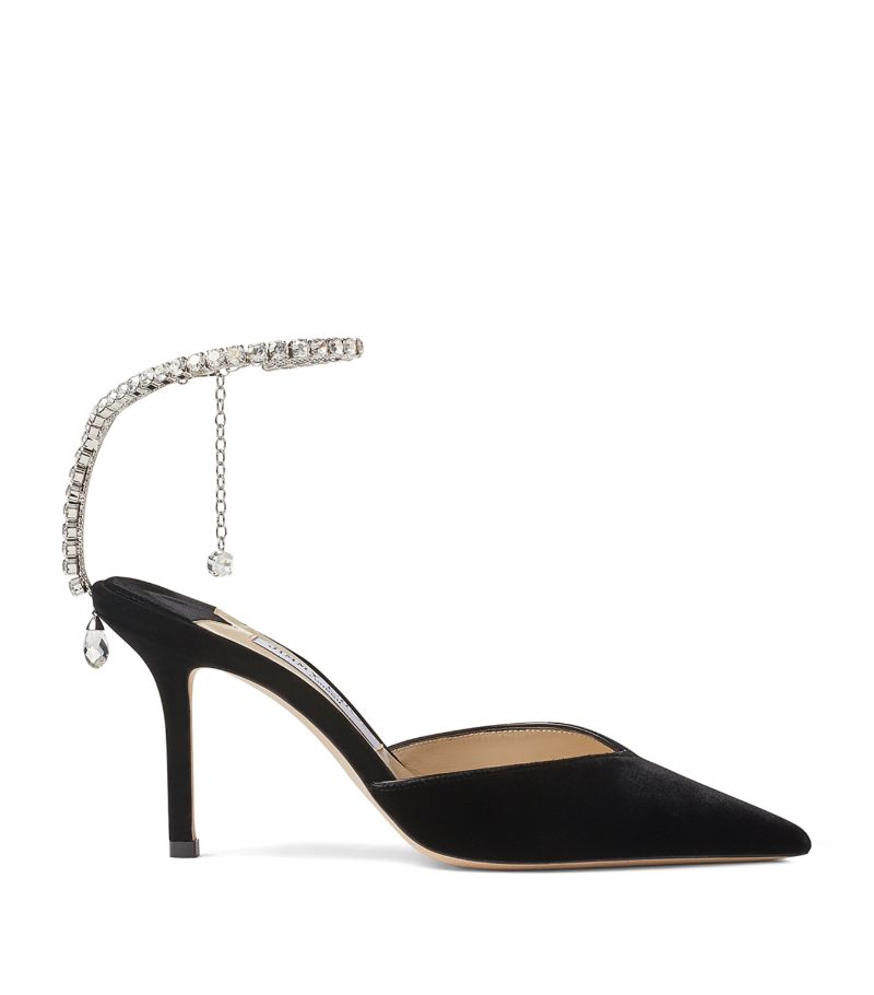 Jimmy Choo Jimmy Choo Saeda 85 Velvet Pumps