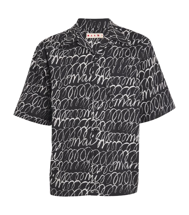 Marni Marni Cotton Printed Bowling Shirt