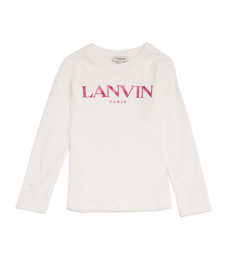 Lanvin Enfant Lanvin Enfant Cotton Logo T-Shirt (4-14 Years)