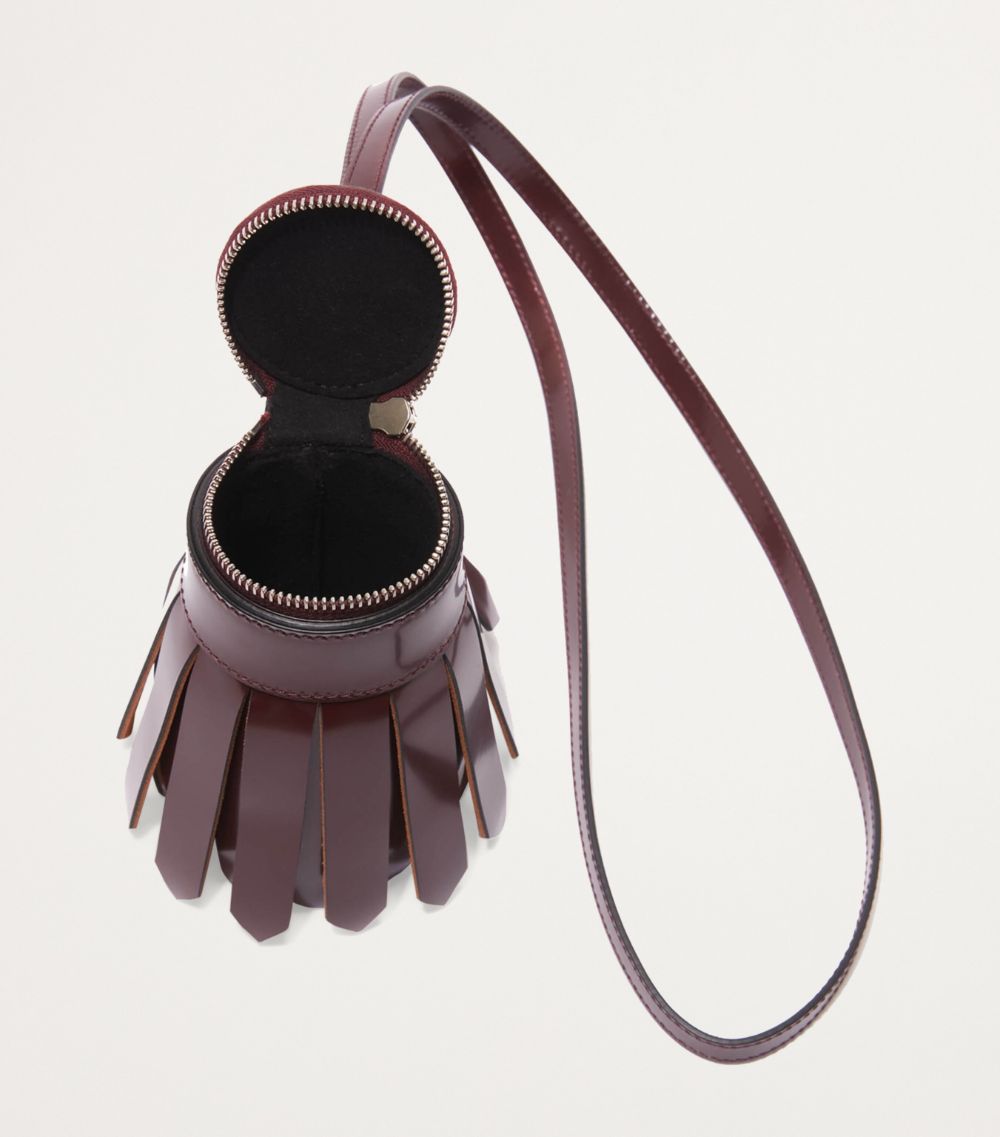 Jw Anderson Jw Anderson Mini Leather Tassel Cross-Body Bag