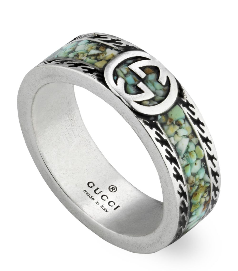 Gucci Gucci Sterling Silver Interlocking G Ring