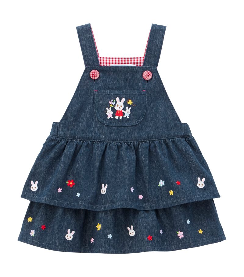 Miki House Miki House Dungaree Dress (6-24 Months)