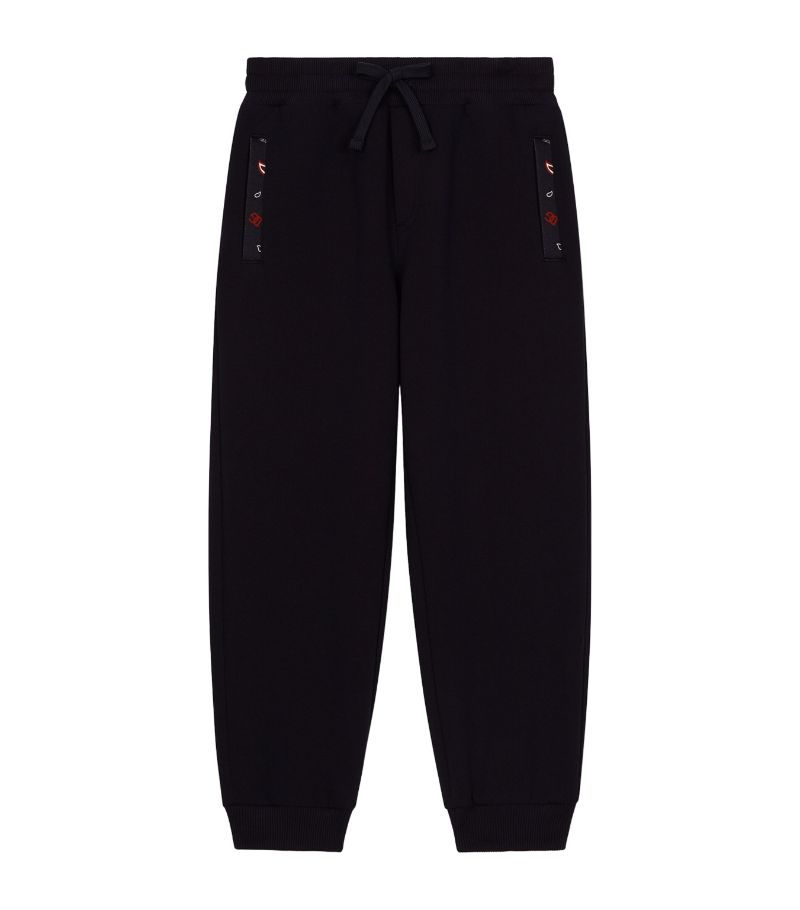 Dolce & Gabbana Dolce & Gabbana Kids Cotton Bandana Patch Sweatpants (8-12 Years)